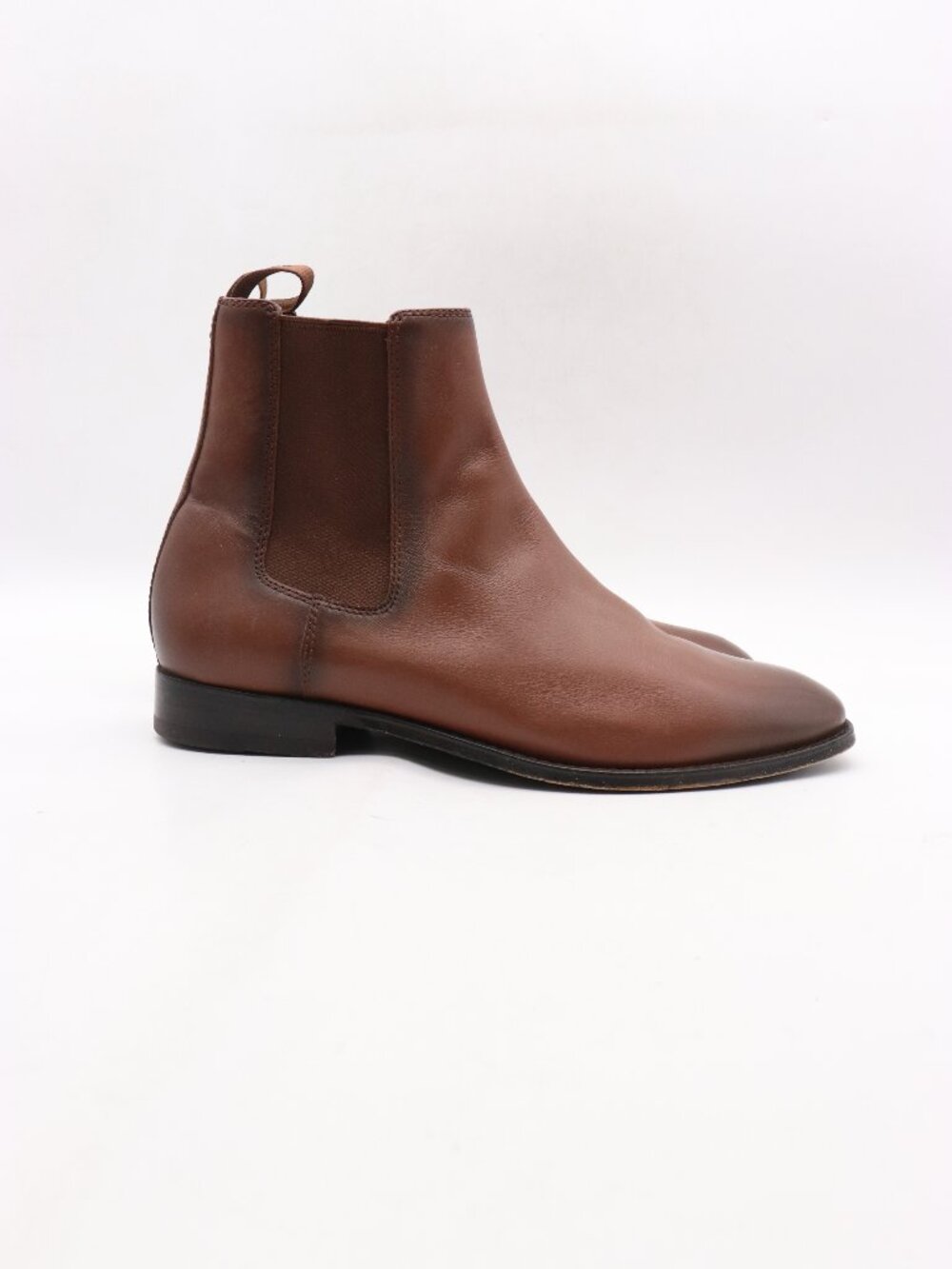 Coach Chelsea Boots Men's Size 8.5 D Brown Leather Ankle Pull On Classic Shoes